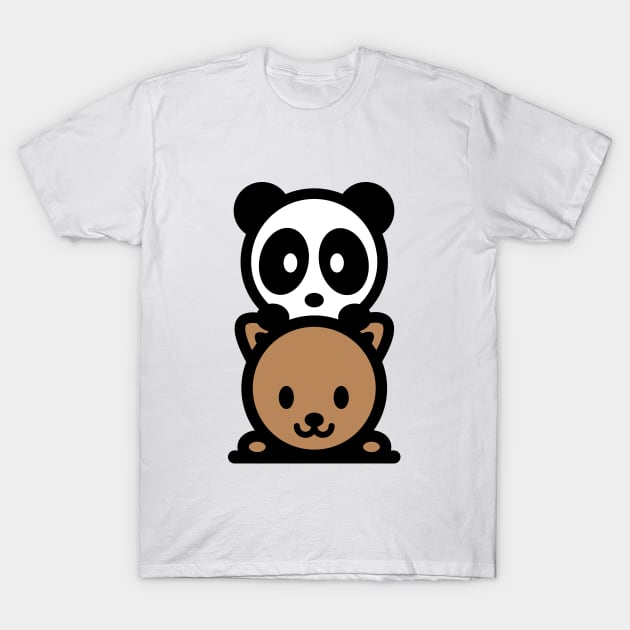 Year of the Dog Panda Bambu Brand Chinese New Year T-Shirt by Bambu
